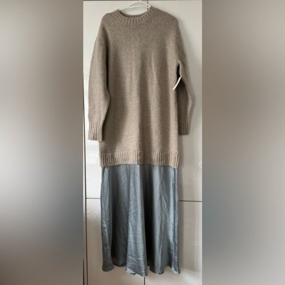 NWT Size S - Anthropologie Twofer Sweater Slip Midi Dress (NWT US$ 228) - Picture 10 of 16